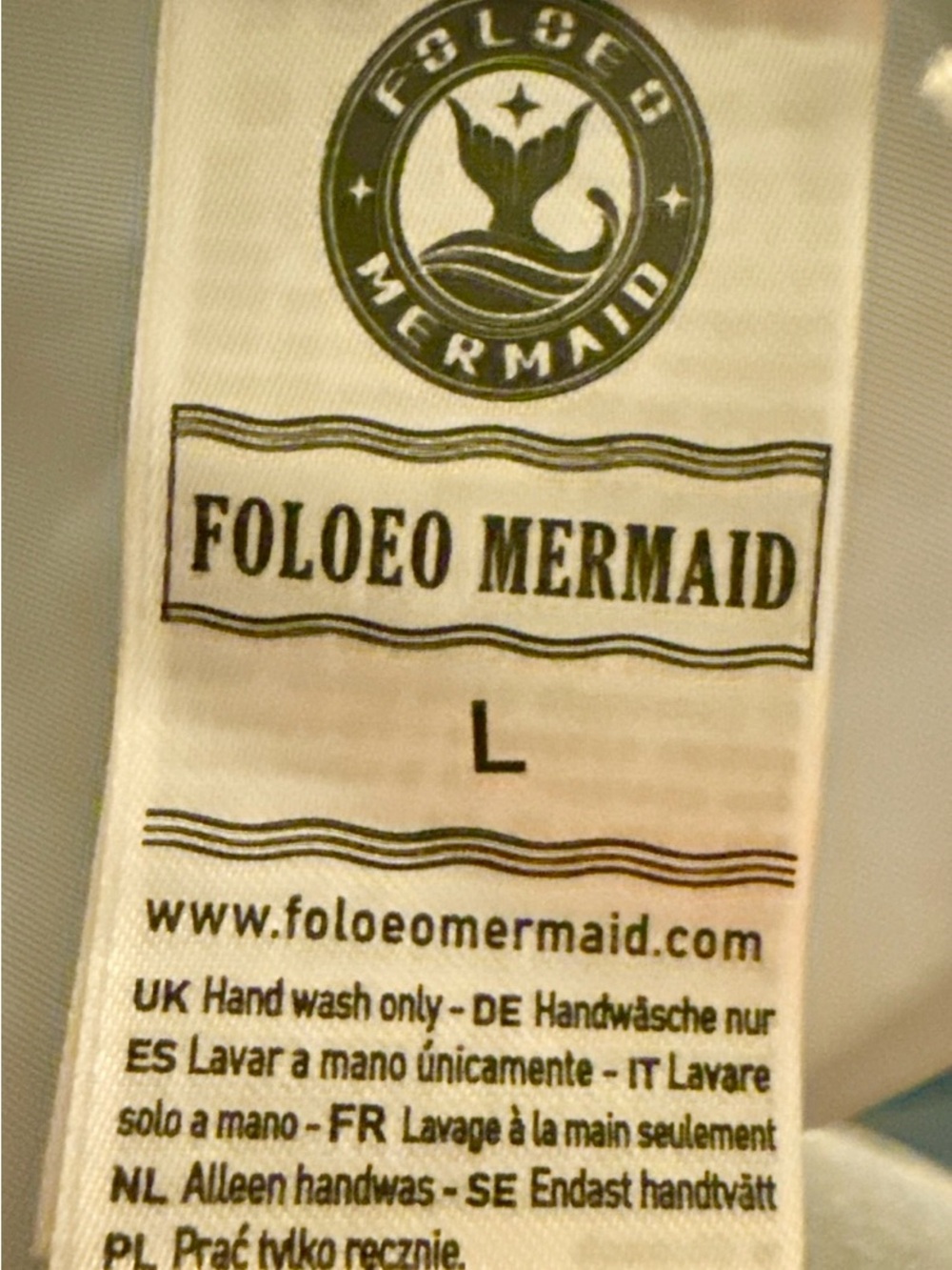 Foloeo Vibrant Mermaid Tail Swimsuit - Teal & Pink - Picture 7 of 7